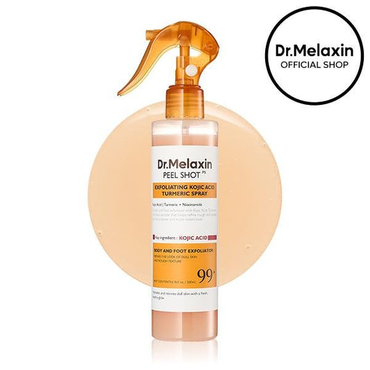 Spray exfoliante de cúrcuma y ácido kójico - Dr. Melaxin - Ecuador