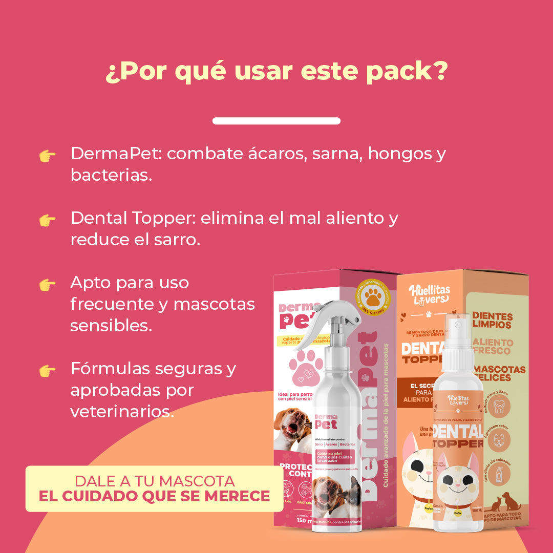 DERMAPETIS 🐶 + 🎁Gratis: 1 Dental Toppers