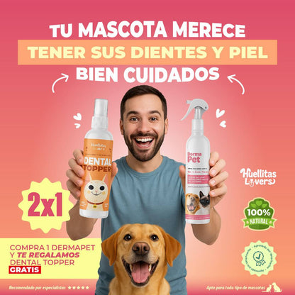 DERMAPETIS 🐶 + 🎁Gratis: 1 Dental Toppers